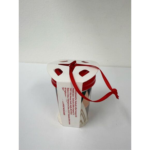 Starbucks 2017 Holiday Modern Trees Christmas Tree Ceramic Ornament - Picture 4 of 5